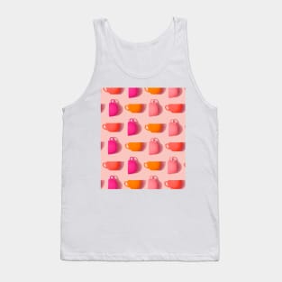 Teacups Pattern Tank Top